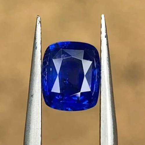 heated blue sapphire